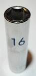Matco Usa Cd16m6a 1/2" Drive 16mm Metric 6 Point Deep Chrome Socket Used. Fixed Price $35.00.