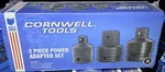 Cornwell Sta3stb 3pc Power Adapter Set 1/2" , 3/4" 1" Free Shipping. Fixed Price $169.95.