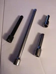Lot Of 4 Extensions, 1/4" Craftsman, Husky, Action. Fixed Price $22.99.