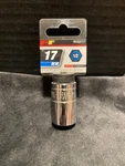 Performance Tool Socket 17mm 1/2 Drive Deep 6-point Chrome Vanadium W32217. Fixed Price $4.99.