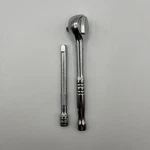 Gearhead 2pc 1/4" Drive Ratchet 31631 & 4 Extension Bar 31606 Set. Fixed Price $14.99.