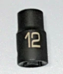 Matco Tools "adv" Cp12m6v, 1/2" Drive, 12mm. Impact Socket, Shallow, 6 Point.. Fixed Price $18.59.