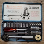Vintage K-mart 21pc Socket Wrench Set Complete Metric 3/8 & 1/4 Vtg 70's 80s. Fixed Price $69.99.