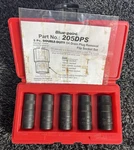 Blue-point 5pc Double Duty 3/8 Drive Drain Plug Socket Set 205dps *excellent*. Fixed Price $55.00.