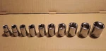 Dewalt 10 Piece Sae (standard) 6 Point Socket Set For 1/2" Inch Drive. Fixed Price $29.94.