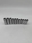Snap-on Tools Usa 3/8" 12pt Sae Sockets Sfm Series Deep Socket Chrome. *read*. Fixed Price $127.46.