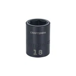 Craftsman Sockets, 1/2" Drive 18mm Metric S Cmmt15866. Fixed Price $16.76.