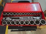 Snap On 434hdc 13/16-2 3/8" 32 Pc Socket Set (used) Vintage Usa Tools. Fixed Price $1900.00.