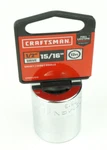 Craftsman 15/16" 12 Point Shallow Chrome Socket 1/2" Drive Cmmt47513. Fixed Price $4.12.