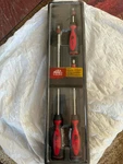 New Mac Tools 3 Piece 1/4" Locking Hand Drive Extension Set Smedla3pt. Fixed Price $210.00.