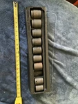 Snap On 1/2 Drive Shallow Impact Socket Set, 6pt, Metric, Big Sizes .missing 1. Fixed Price $249.00.
