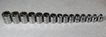 Snap On 15pc 3/8" Drive 6-20mm Metric 6.pt Shallow Master Socket Set #i-8174. Fixed Price $299.99.
