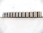 Penncraft 1/2-dr 12-pt Sae Socket Set 12-pc 7/16" Thru 1-1/16" Made In Usa. Fixed Price $45.00.