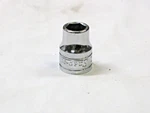 Snap On 9mm 6 Point 3/8" Drive Shallow Chrome Socket #fs9m. Fixed Price $13.95.