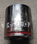 Kobalt 13/16 Inch 12 Point Sae 3/8 Drive Socket. Fixed Price $7.99.