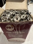 Vintage Nos Dot Snap Fasteners Bs 10412 K1105 Nickel 1000+ Marine Trw Usa Canvas. Fixed Price $139.30.