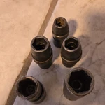Snap On 1/2" Drive Impant Swivel Socket Lot 5/8" 11/16" 3/4" 15/16". Fixed Price $120.00.
