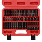 50-piece 1/4" Drive Impact Socket Set, 6-point, Sae/metric, Standard/deep, Cr-v. Fixed Price $55.99.