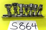 Mac Tools 7 Piece 1/4 Drive Sae. Chrome Swivel Socket Set 6 Point 1 New Used. Fixed Price $225.00.