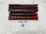 Snap-on Tools Usa New Red 96-piece 1/2" Drive 6pt Metric & Sae Impact Socket Set. Fixed Price $3699.95.
