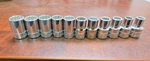 Wright Tool 11 Pc 1/2" Drive 12 Point Metric Socket Set 9mm-19mm New!!!. Fixed Price $109.11.