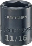 Craftsman 3/8" Drive 11/16" 6 Point Impact Socket (cmmt15837) New. Fixed Price $9.95.