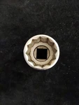 Vintage Duro Chrome Socket 1-1/2" 12 Point 3/4" Drive #4148 Large Usa. Fixed Price $15.00.