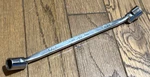Vtg Mac Tools Double Flex Head Swivel Wrench 6-pt Socket Box 10" Long Usa. Fixed Price $40.00.