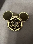 2008 Disney Star Wars Mickey Ears Icon Imperial Seal Enamel Trading Pin Pp59746. Fixed Price $20.00.