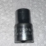 Vintage Craftsman 47502 -v- , 1/2" 12 Point, Drive Shallow Socket Usa. Fixed Price $7.50.
