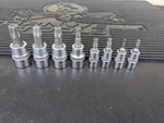 #au737 New Cornwell Tools Combination Drive Tamper Torx 8pc Socket Set. Fixed Price $59.95.