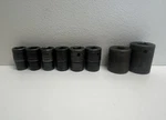 Lot Of 8 Snap-on 6 Pt Shallow Impact Sockets Imm110-imm160 Imm220 Imm230 Metric. Fixed Price $99.99.