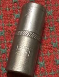 Vintage Bonney Tools 5/8 Deep Socket 3/8" Dr. Knurl Lt20 Usa. Fixed Price $12.99.