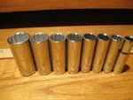 Craftsman 3/8" Drive 12pt 3/8 - 7/8 Deep Socket 8 Pc Set 43301. Fixed Price $16.99.