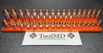 Snap-on Tools New 34pc 1/2" Drive 6pt Metric Shallow Deep Master Socket Set Tray. Fixed Price $1370.00.