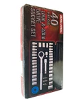 Ultra Steel 40 Piece 1/4 Inch & 3/8 Drive Socket Set Uj75041s New Sealed. Fixed Price $19.50.