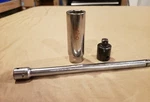 Matco Tools Lot 1/2" Dr Sae 6 Point Deep 13/6 Socket 3/8 B8e Ext. 1/2 To Ada. Fixed Price $44.95.