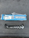 Sears Craftsman Usa Nos 1970s 1/4 Drive Sae Socket Set 44453 Metal Tray 6pt. Fixed Price $69.99.