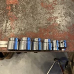 Cornwell Tools 3/8 Drive 6 Point Shallow Metric Socket Lot. Fixed Price $75.00.