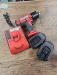 Snap-on Ct6818 18v 1/2" Impact Wrench Kit W/ 2 Batteries & Charger. Fixed Price $199.00.
