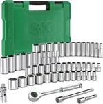 Sk 3/8" Drive Socket Set With 160-p Ratchet, 55-piece, Sae & Metric, One Size. Fixed Price $234.99.