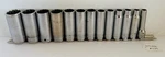 Snap On Tools 313sya 1/2" Drive Sae 13 Piece Deep 12pt Socket Set #349. Fixed Price $289.99.