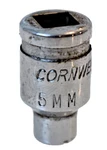 Cornwell Tools Tm0205 5mm Metric Shallow Socket 1/4" Drive 6 Point Usa Chrome. Fixed Price $9.99.