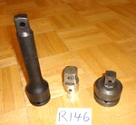 Mac Tools 3 Piece 3/4 Drive Impact Extension, 1 - Dr, Inch Adaptors. Fixed Price $130.00.