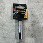 Gearwrench 80121 - 1/4" Drive 6 Point Deep Sae Socket 3/8". Fixed Price $13.99.