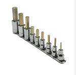 Caterpillar Tools Usa Cat By Snap On 9pc 3/8 1/2 Metric Hex Socket Set. Fixed Price $100.00.