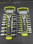 Rare Sears Craftsman Evolv 1/4 & 3/8 Drive Socket Ratchet Sets Sae Metric. Fixed Price $149.00.