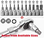 Chrome Vanadium Steel Hex 6 Point Star Security Torx Bit Socket Tools. Fixed Price $8.93.