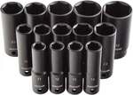 Arcan Tools 1/2 Inch Drive Deep Impact Socket Set, Metric, 11mm - 32mm, Cr-v, 14. Fixed Price $42.31.