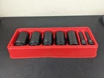 #bm396 Snap On Tools 307sim - 1/2" Drive 7 Pc Sae 6pt Deep Impact Socket Set. Fixed Price $329.95.